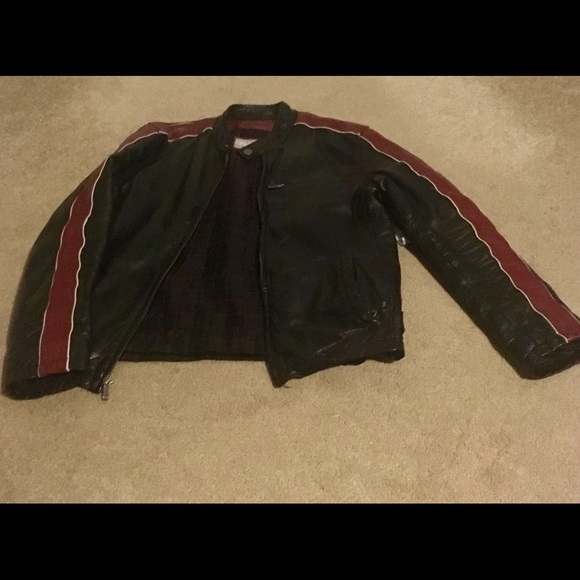 wilson leather red jacket